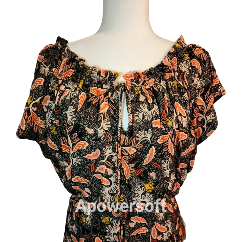 H&M Off the Shoulder Floral Maxi Dress - Picture 2 of 8